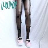 Lunivop Jk Japanese Lolita Sweet Comfortable Nylon Women Bow Tights Female Stockings Ultra-Thin
